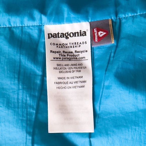 Patagonia Men's Insulated Nano Puff Hoody Jacket Blue Size Medium - Picture 5 of 7